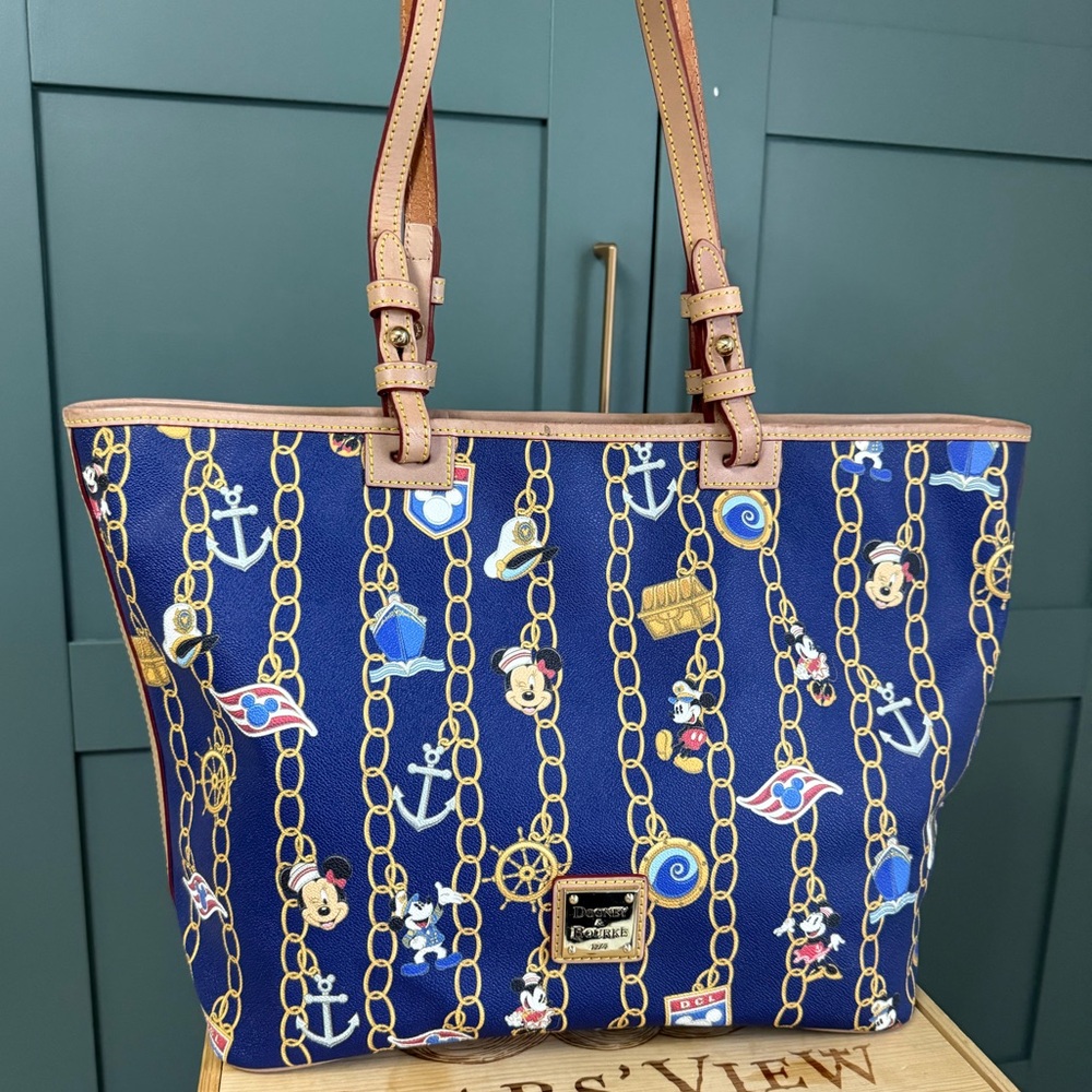Exclusive DOONEY & BOURKE Disney Cruise Line Charms Tote ECU Disney Magic